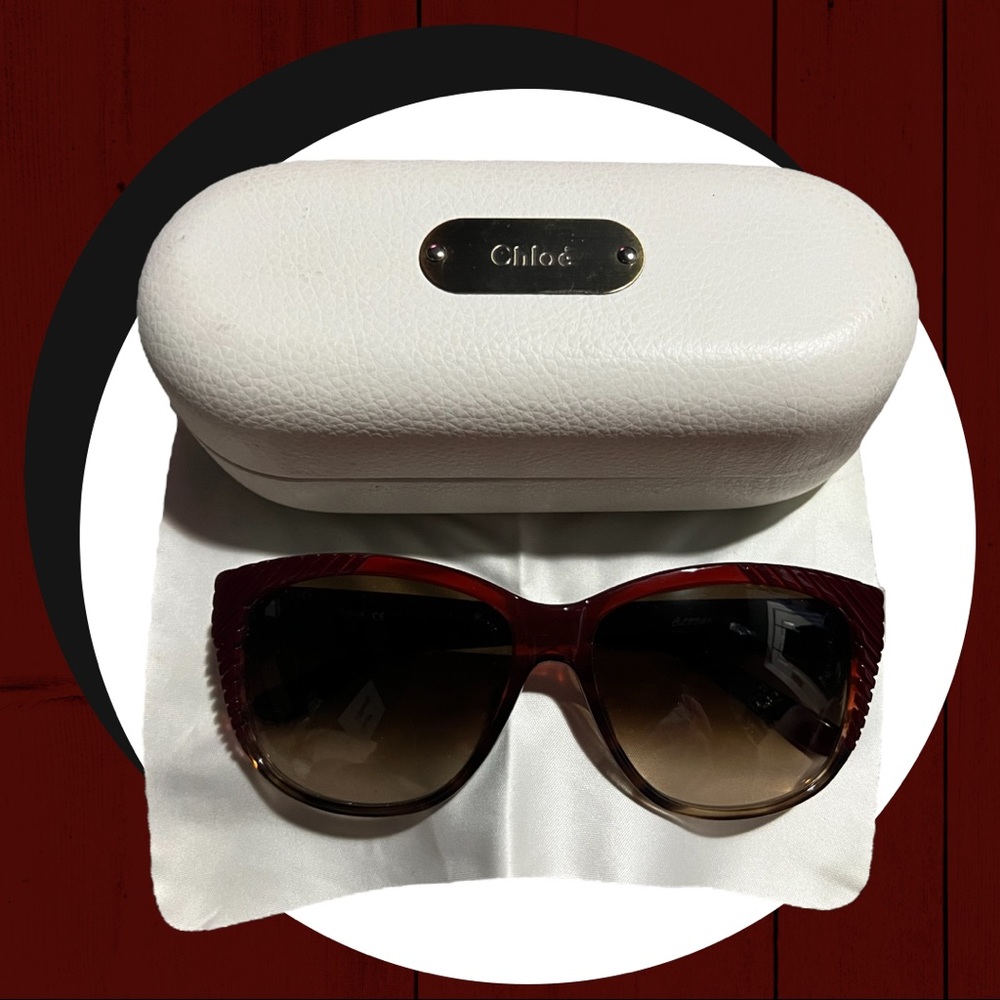 Chloé Cat Eye Gradient Sunglasses